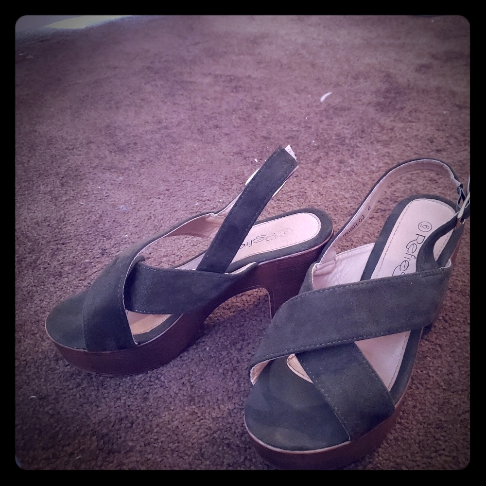 Forrest green refresh heels